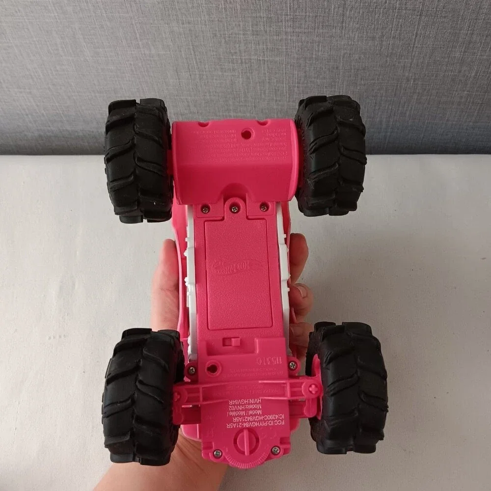 Barbie Hot Wheels Monster Trucks‎ RC Remote Control Vehicle Pink Toy Car WORKS
